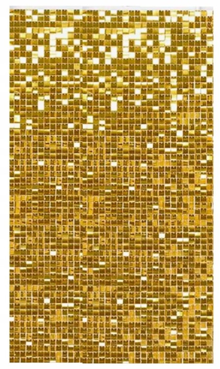 ZŁOTA ŚCIANKA na urodziny, chrzest,Sylwester dekoracja panelowa BŁYSZCZĄCA