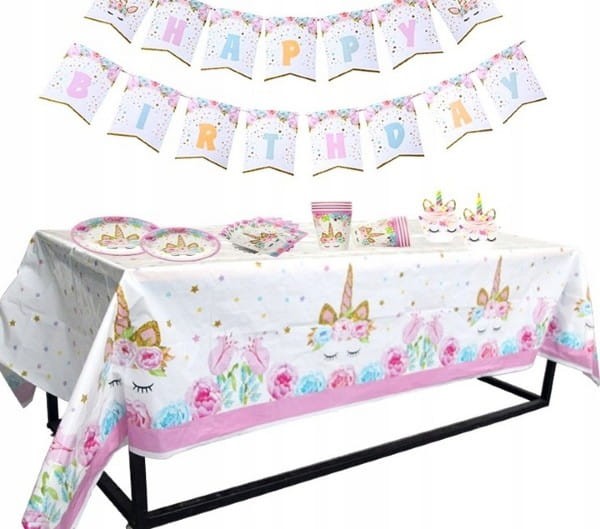 Obrus plamoodporny foliowy Jednorożec 108cmx180cm