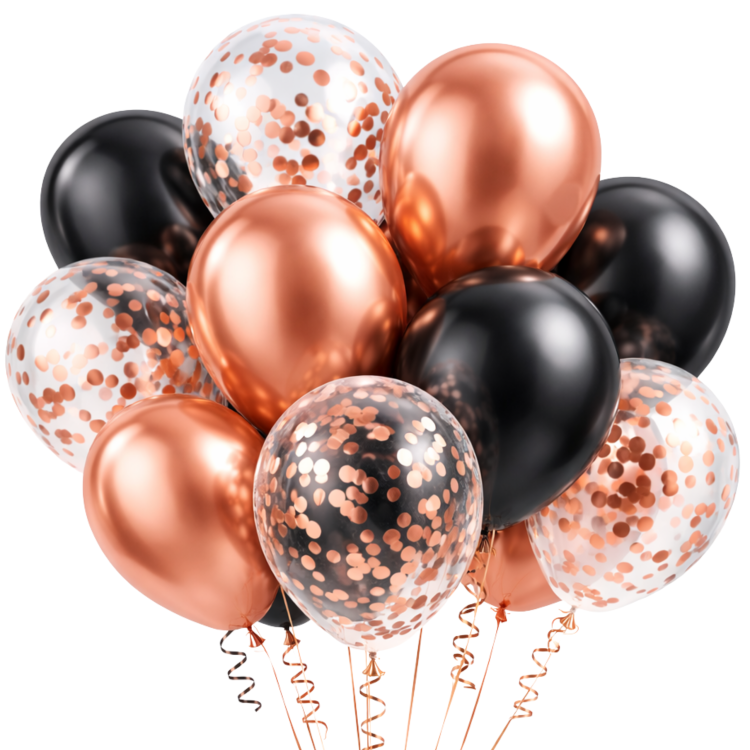 balony-czarne-złote-rose gold-konfetti-przezroczyste-partymove.png
