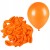 Balony Halloween pomarańczowe 12 cm 100 sztuk | 5 cali do girland