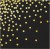 SERWETKI papierowe czarne złote kropki - 10 szt