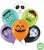 Balony na Halloween kolorowe wampir dynia potwory Monsters 6 szt