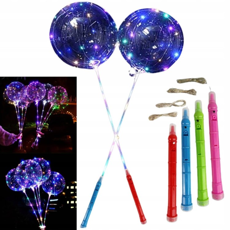 Balon LED świecący duży 45 cm balon bobo