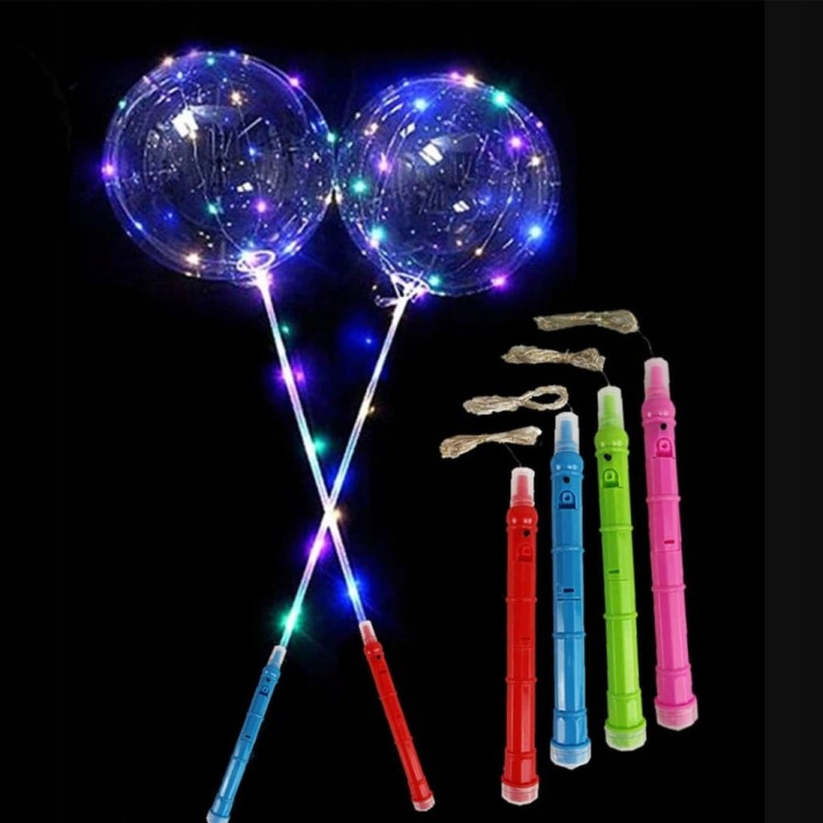 Balon LED świecący duży 45 cm balon bobo