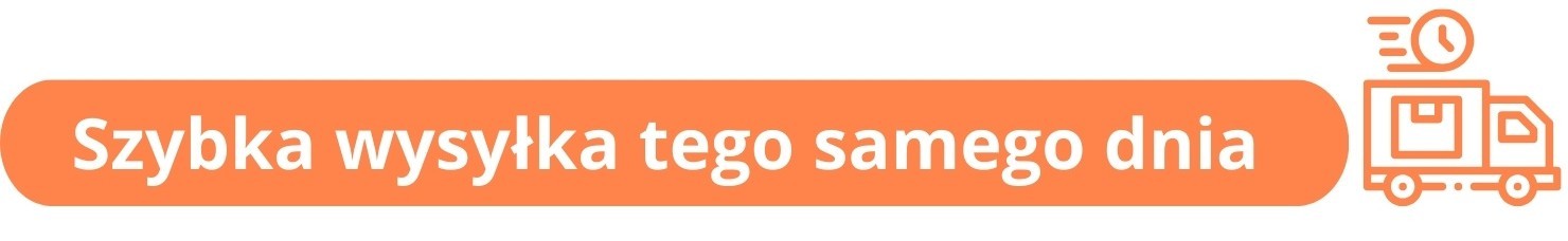 Zamów do 16:00 — wyślemy dziś. Szybka wysyłka tego samego dnia
