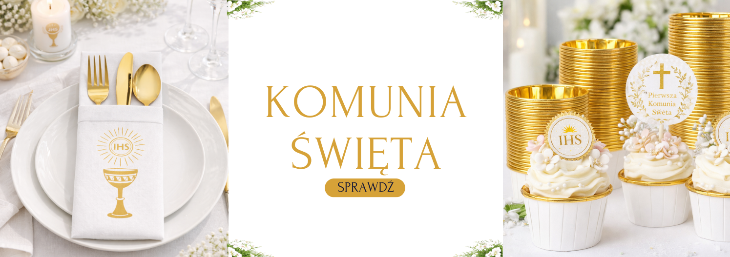 Dekoracje na Komunię Świętą